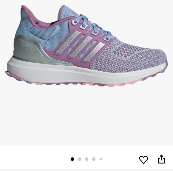 Adidas Ultrabounce DNA Light Blue and Purple Sneakers - Picture 5 of 5